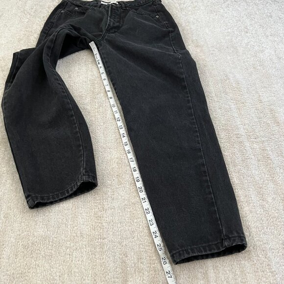 Calvin Klein Sport High Rise Petite Mom Jeans - Picture 5 of 11